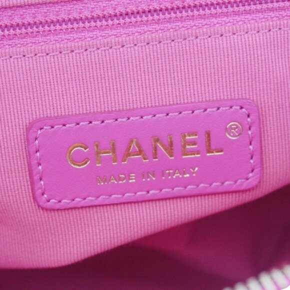 Chanel  Multi Chain Quilted Caviar Leather Backpack Pink main image 9